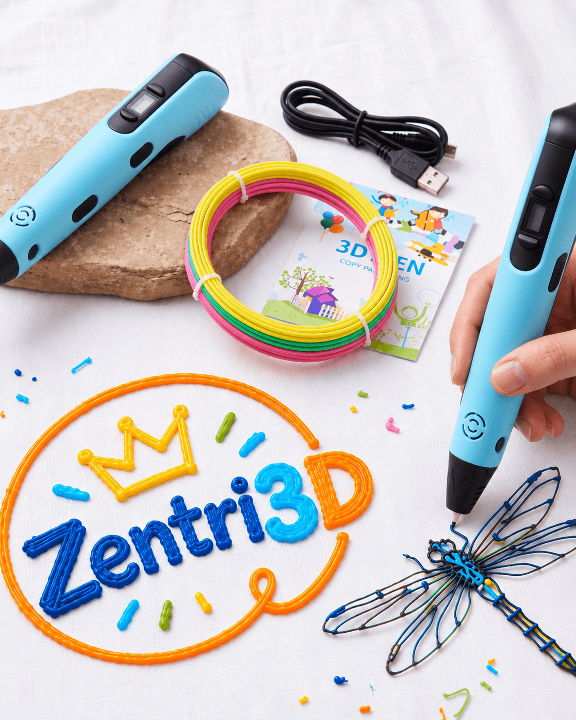 Kit de Lápiz 3D — Crea tus propias figuras
