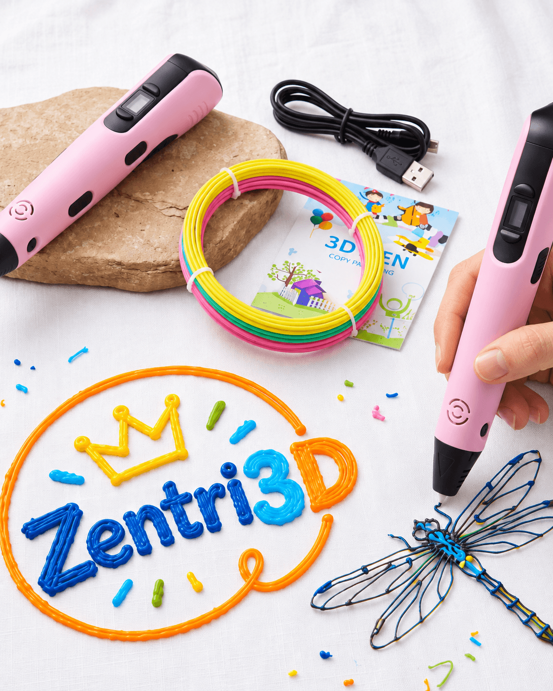 Kit de Lápiz 3D — Crea tus propias figuras